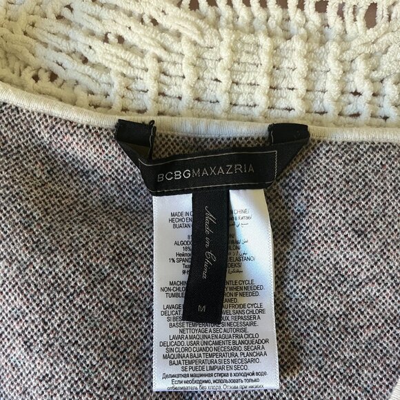 BCBG MaxAzria V Neck Knit Vest- Size M - Picture 4 of 4